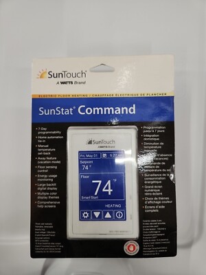 SunTouch Sunstat Command Electronic Floor Heating Thermostat