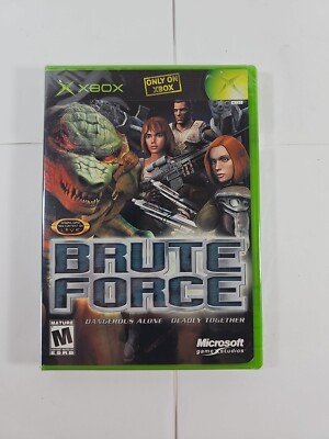 BRUTE FORCE BLACK LABEL ~ MICROSOFT XBOX ~ BRAND NEW SEALED