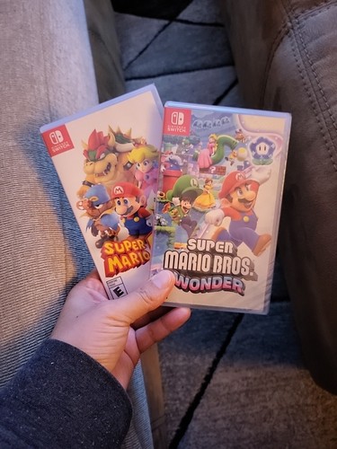 Super Mario RPG and Super Mario Bros Wonder Two Game Bundle
