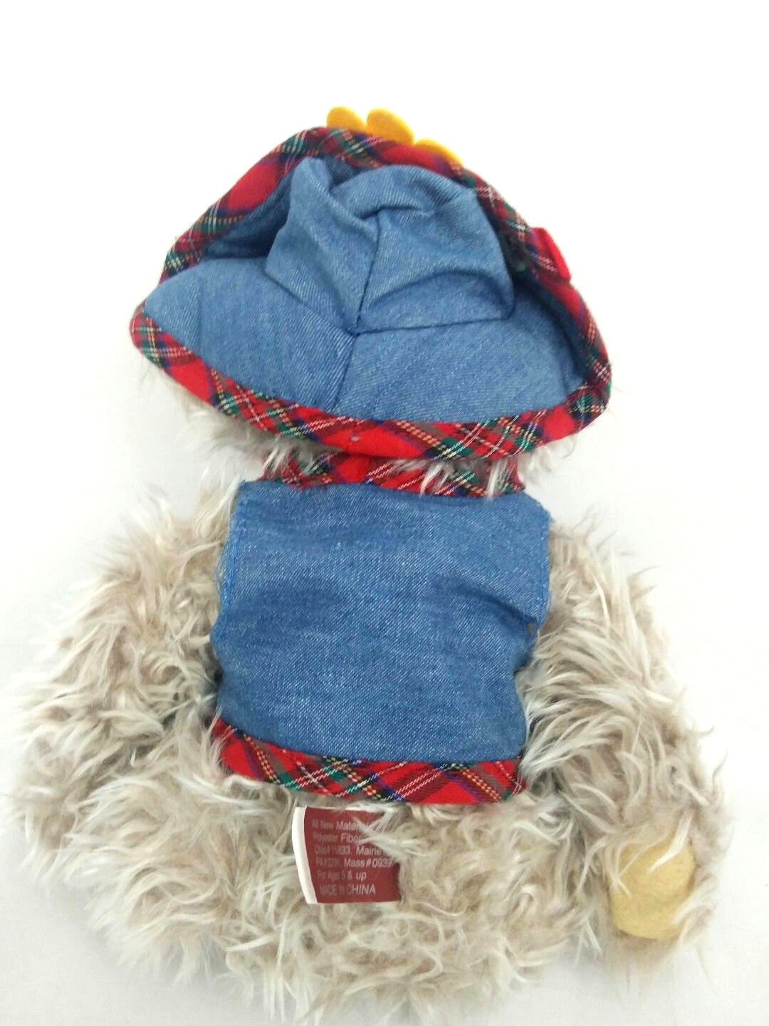Pickford Bears Blossom Brass Button Bear Jeans Red Plaid Sunflower Teddy Bear