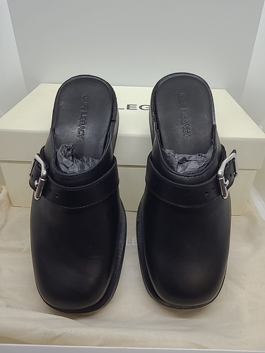 靴 OUR LEGACY CAMION MULE LEATHER Our Legacy - Camion Mule Black Leather | Our Legacy