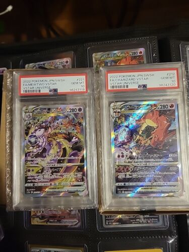 PSA10 Charizard 212/172 Mewtwo 221/172 SAR VSTAR Universe PSA10 Charizard 212/172 Mewtwo 221/172 SAR VSTAR Universe