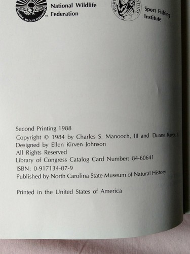 Fisherman's Guide Fishes Of The Southeastern United States Manooch 1988 edition