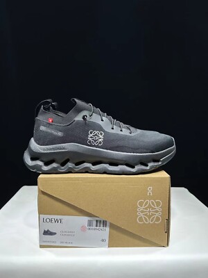 On x LOEWE Cloudtilt LOEWE Black Sports Shoes Men's Size