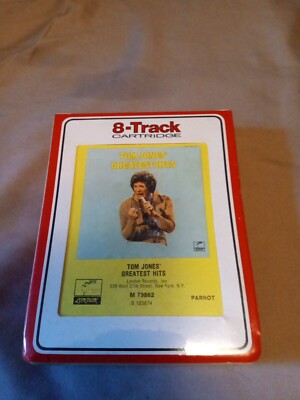 Tom Jones Greatest Hits Pop R&B 8 Track Tape Vintage  1973 London Records Sealed
