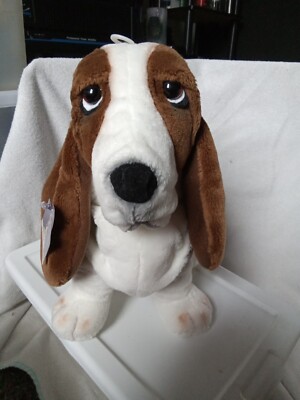 Applause Hush Puppies Shoes Bassett Hound Dog plush stuffed character toy