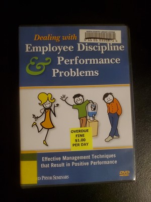 ''Dealing with Employee Discipline & Performance Problems'' DVD in Good Condition