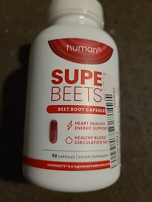HumanN - Super Beets Beet Root, 90 Capsules, Exp 06/26, NEW / SEALED