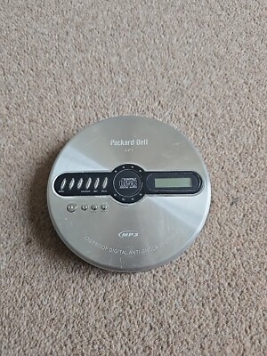 PACKARD BELL PB-OP7 MP3/CD-RW PERSONAL CD PLAYER Rare Retro 