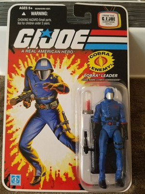 COBRA COMMANDER GI Joe 25th Anniversary Action Figure Army Builder New