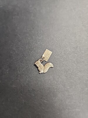 sterling silver squirrel charm#71