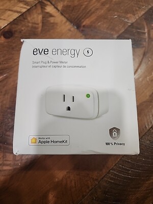 Eve Energy, Apple HomeKit Smart Plug, Power Meter, Schedules, Bluetooth & Thread