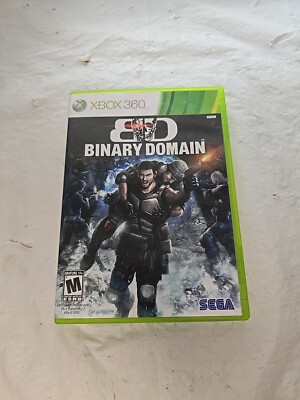 Binary Domain (Microsoft Xbox 360, 2012) Complete CIB