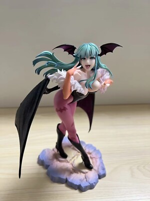 9'' Anime Vampire DARKSTALKERS BISHOUJO Morrigan Aensland PVC Figure Statue Toy