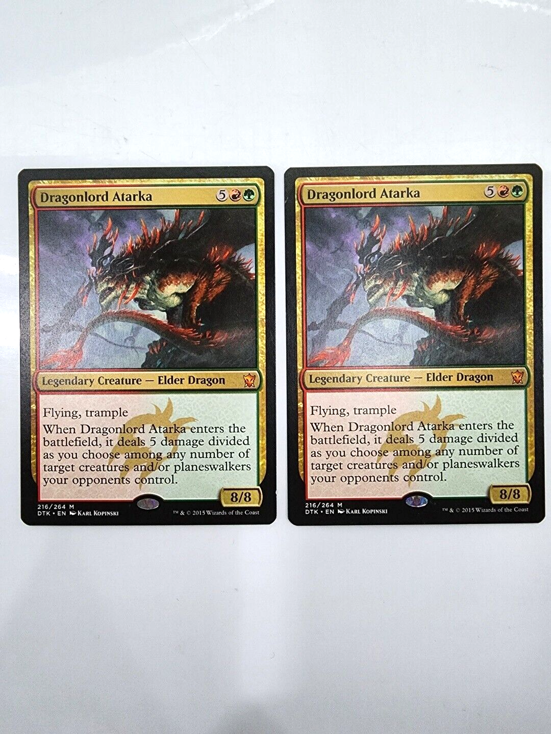 MTG 龍王 アタルカ Dragonlord Atarka 30周年 未開封 MTG 龍王 アタルカ Dragonlord Atarka 30周年 未開封 Dragonlord