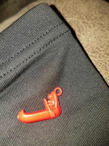 VINTAGE GUMBALL MACHINE CHARM RED CANOE