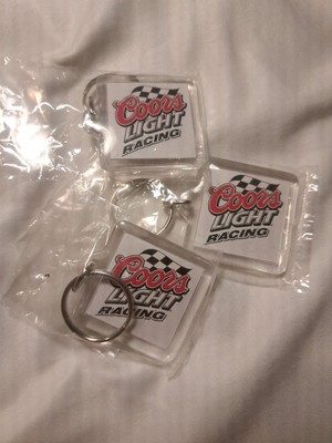 Coors Light Racing Key Chain