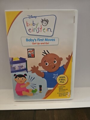 Disney's Baby Einstein: First Moves: Get Up & Go (DVD 2007) Music Dance 3 Mos. +
