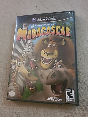 Madagascar (Nintendo GameCube, 2005) Video Game No Manual