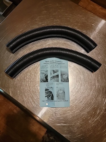 Black SeaDoo BRP RXP RXP-X Hood Vent Hose Set - two hoses