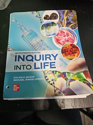 Loose Leaf Version for Inquiry into Life - Loose Leaf By Mader, Sylvia - GOOD