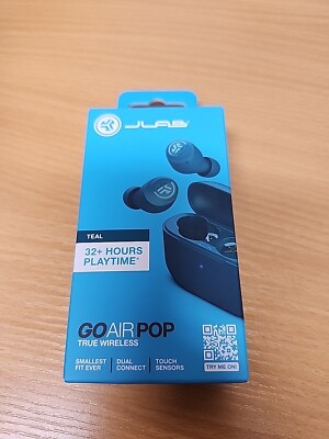 JLab GO Air POP True Wireless Earbuds-Blue-Brand New-unopened-Fast Shipping!!
