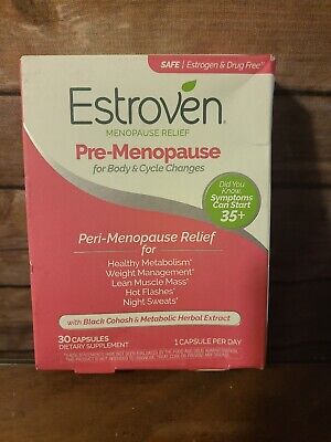 Estroven Pre Menopause Relief For Body & Cycle Changes 30 