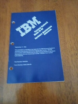 IBM Personal System/2 Model 56 SX Hardware Maintenance Reference 