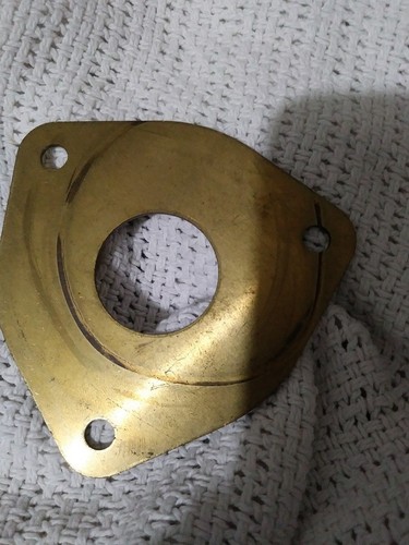 JASCO BRASS PLATE for WATERPUMP. BOAT waterpump application.