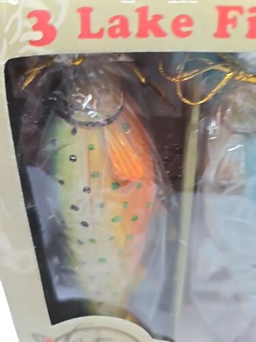 ::3 Lake Fish Taper Candles, New In Box  -Unique -Great Gift For Fisherman-- Decor