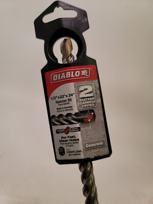 Diablo Tools DMAPL2340 1/2 in. x 22 in. x 24 in. SDS Plus 2 Cutter