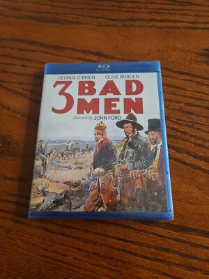 3 Bad Men (Blu-ray, 1926) John Ford's Western, Spec. Ed., Save on Comb. Ship.!