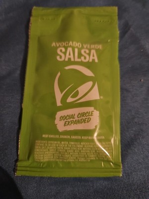 Taco Bell Avocado Verde Salsa Packet NEW LIMITED TIME ONLY