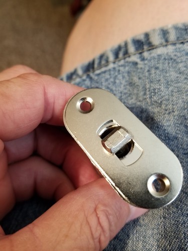 10 T-bolt plunger lock  sliding door or drawer or furniture NO KEYS  SC1913