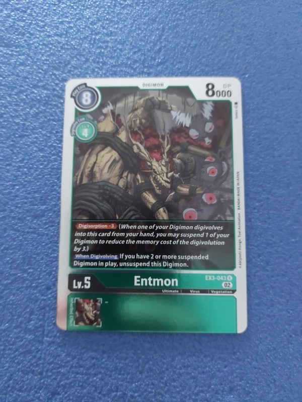 Carte Card Digimon Entmon Ex3 043