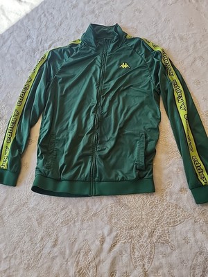 Kappa Artem Tape Arm Track Jacket Green X Large XL