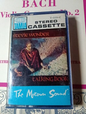 Vintage RARE/OOP Stevie Wonder TALKING BOOK Tamla MOTC-319 CASSETTE TAPE