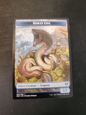 MTG Koma's Coil Token Kaldheim 007/023 Regular Token