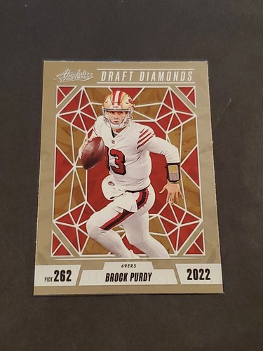 Brock Purdy 2024 Panini Absolute Draft Diamonds #DD-BPY San