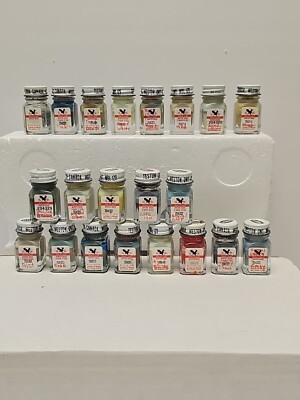 Poly Scale Water Base 1/4 Ounce Lot of 20 Paints