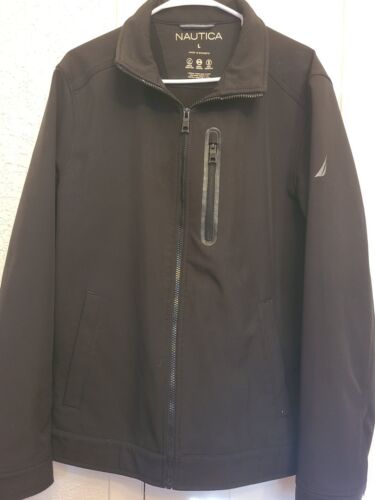 Nautica Performance Active Stretch Jacket Mens Large Wind Water Resistant Black | eBay Nautica Performance Active Stretch Jacket Mens Large Wind Water Resistant Black | eBay
