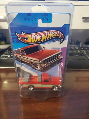 Hot Wheels Sam Walton Ford F -150 Walmart Truck Red Real Riders In Protector..