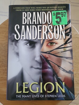 Legion: the Many Lives of Stephen Leeds by Brandon Sanderson (2018, Hardcover)