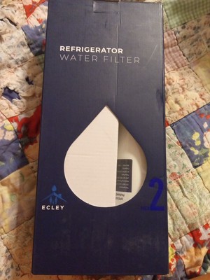 Ecley Refrigerator Water Filter 2 Pack #EC-06 Filter