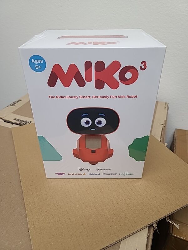 Miko 3 Interactive Robot – Red
