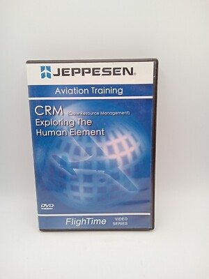 Jeppesen Aviation Training  CRM exploring The Human Element   DVD Used 