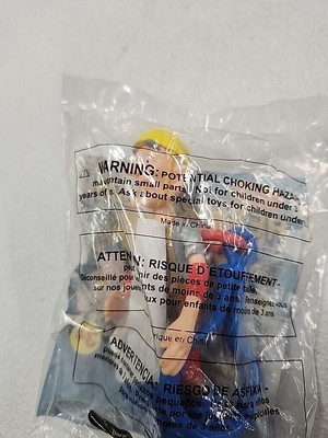 Vintage Hey Arnold Grandpa Phil Wendy s Kids Meal Toy 2003 Keychain NIP ¿