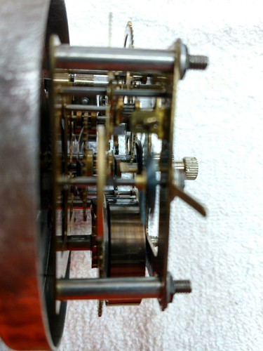 Rare Antique Gilbert 365 Night Black Dial Alarm Clock-Circa 1929-Runs Serviced