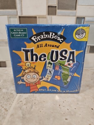 NEW. Mind Ware Brain Box. All Around The USA. Memory Recall Game. 
