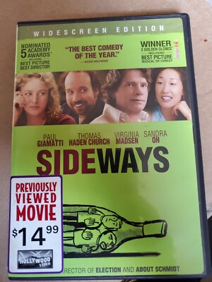 Sideways DVD widescreen 